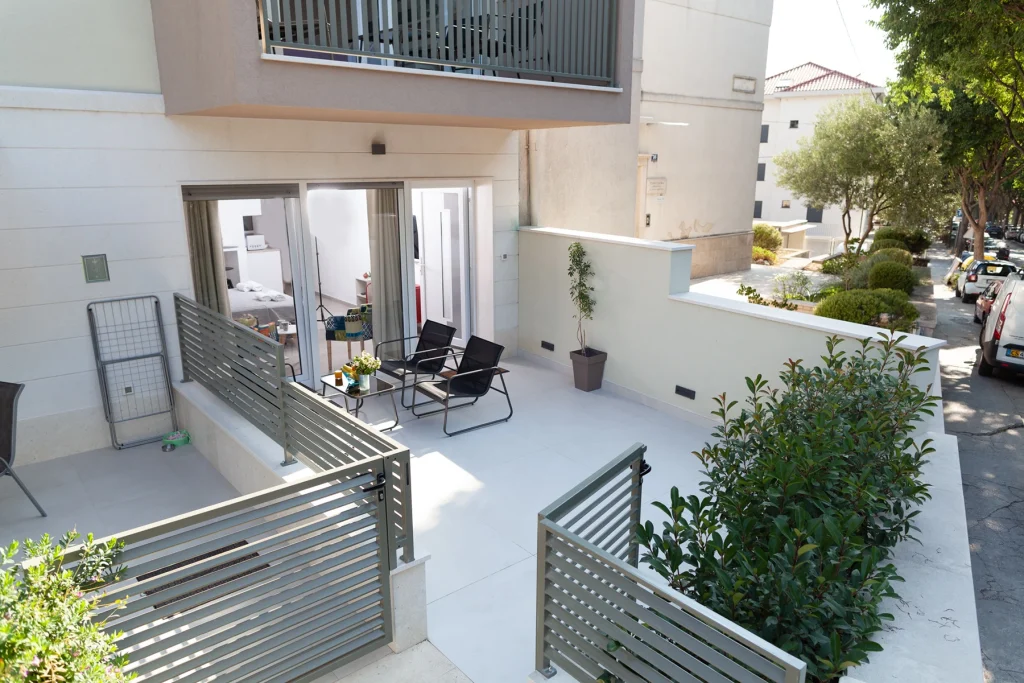 Pogled s terase na okolicu, apartman Box Split