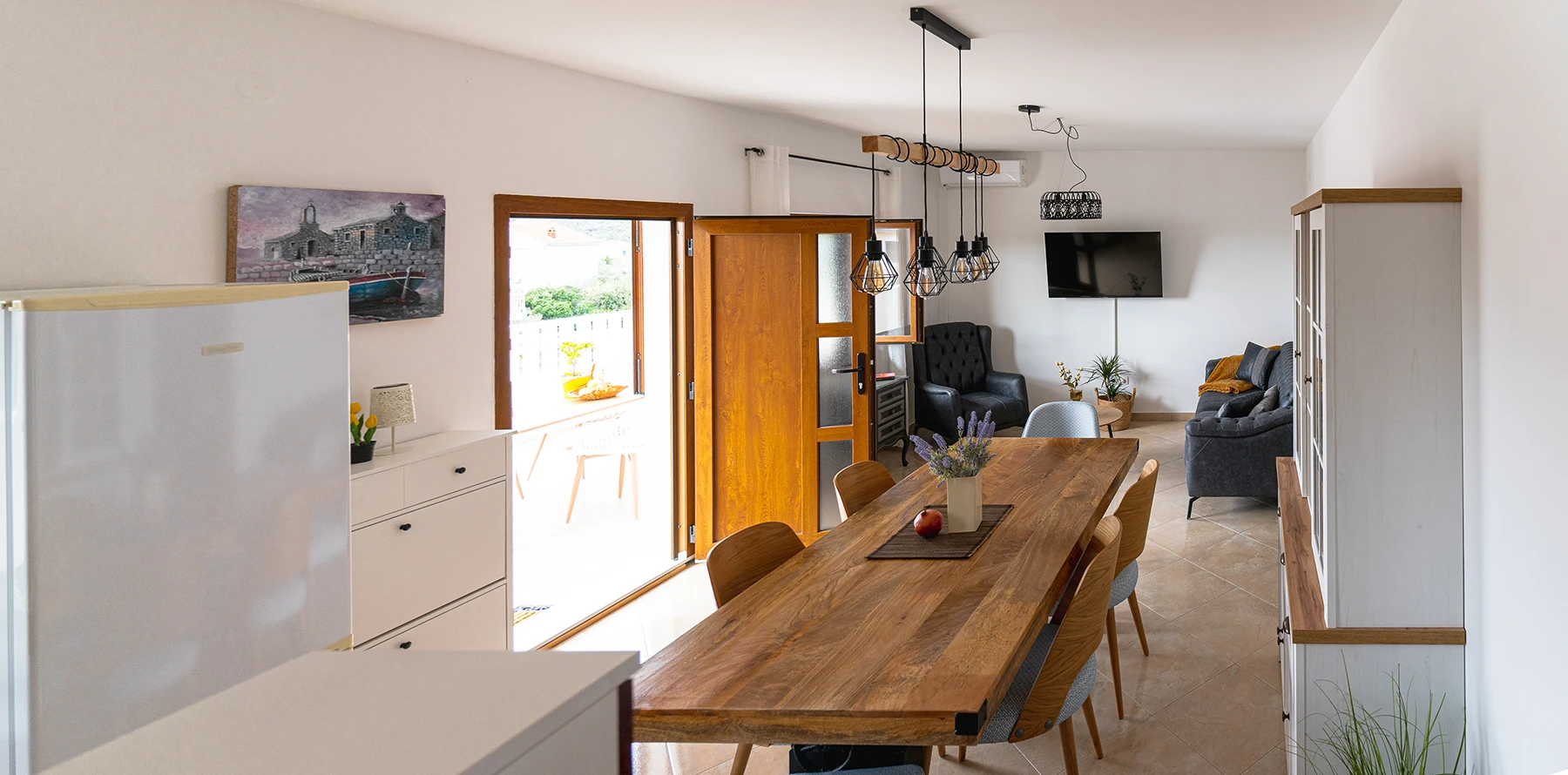 Dnevni boravak i blagovaonica apartmana Bartul, Casa Korina