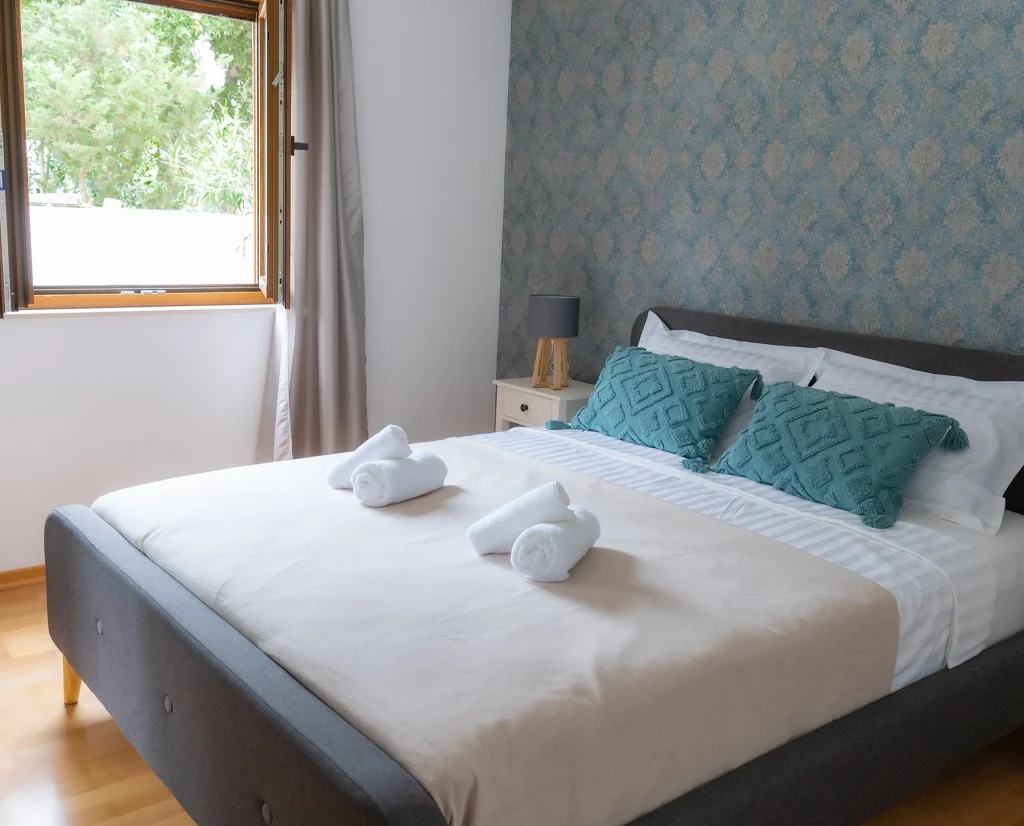 Spavaća soba s bračnim krevetom, apartman Vita, Casa Korina