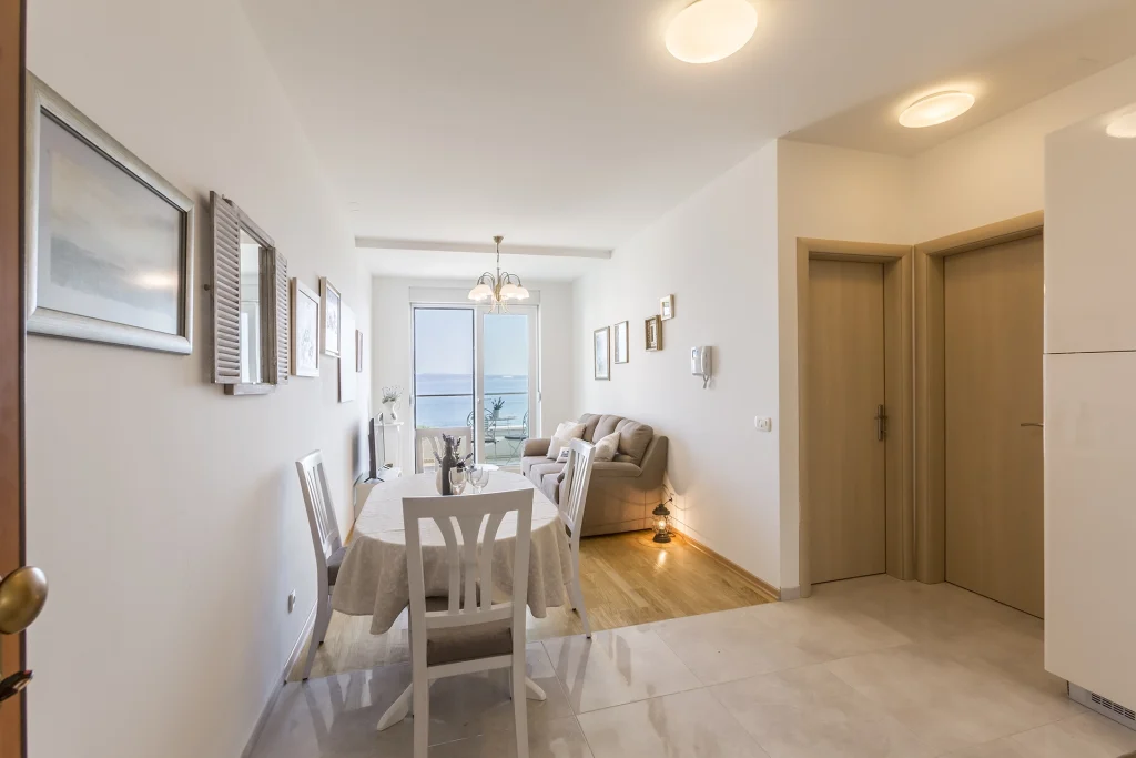 Apartman Lavander Split - dnevni boravak s pogledom na more, Semper Cons